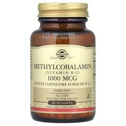 Solgar - Vitamin B12 - 1000mcg, 60 Tabs