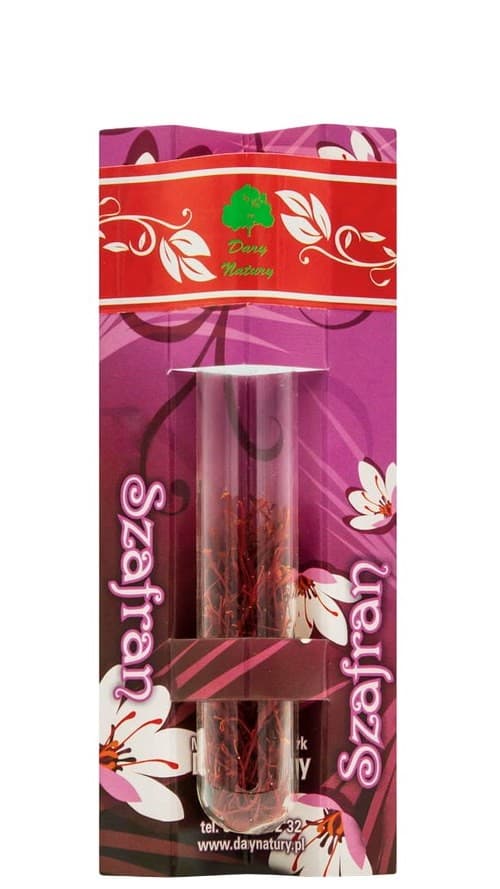 Dary Natury - Saffron - 0.5g – Dary Natury förpackning