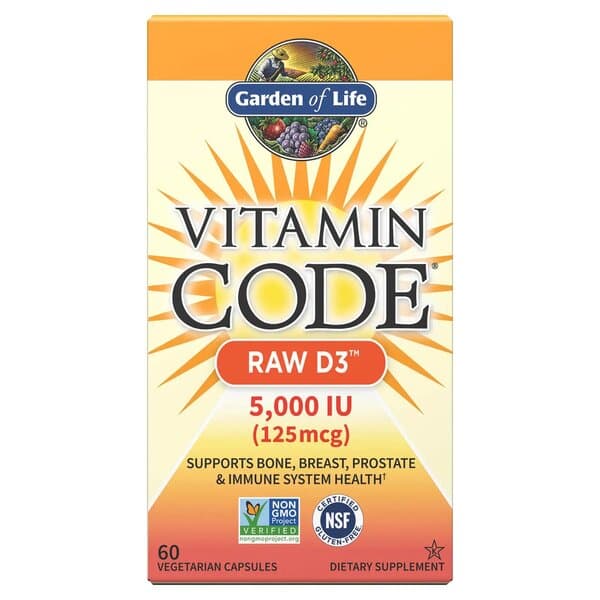 Garden Of Life - Vitamin Code Raw D3 - 60 Vcaps – Garden Of Life förpackning