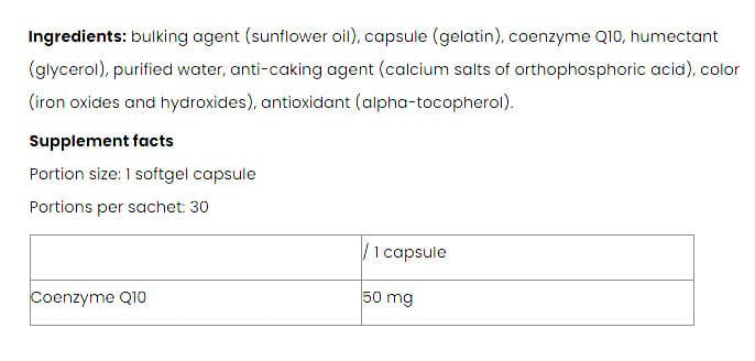 Nutriversum - Coenzyme Q10 - 30 Sgels