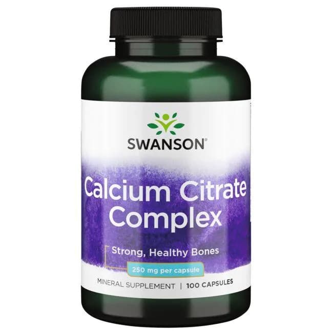 Swanson - Calcium Citrate Complex, 250mg - 100 Caps – Swanson förpackning