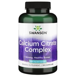 Swanson - Calcium Citrate Complex, 250mg - 100 Caps