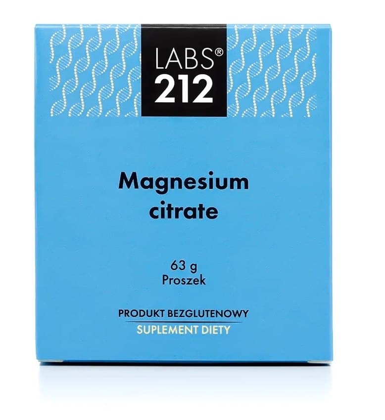 Labs 212 - Magnesium Citrate - 63g – LABS 212 förpackning