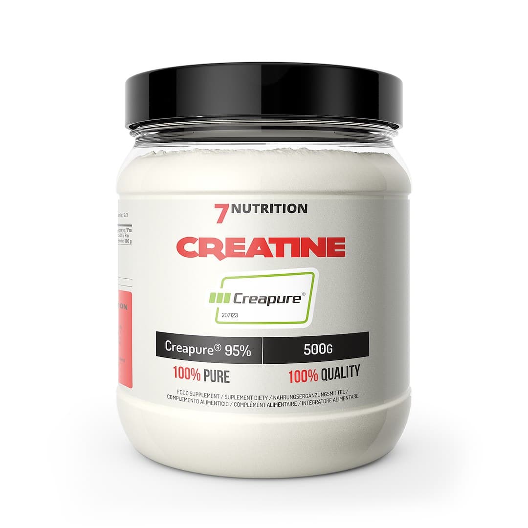 7 Nutrition - Creatine Creapure (500g) – 7 Nutrition förpackning