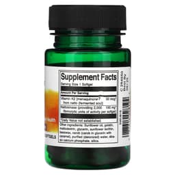 Swanson - Vitamin K2 With Nattokinase - 30 Caps