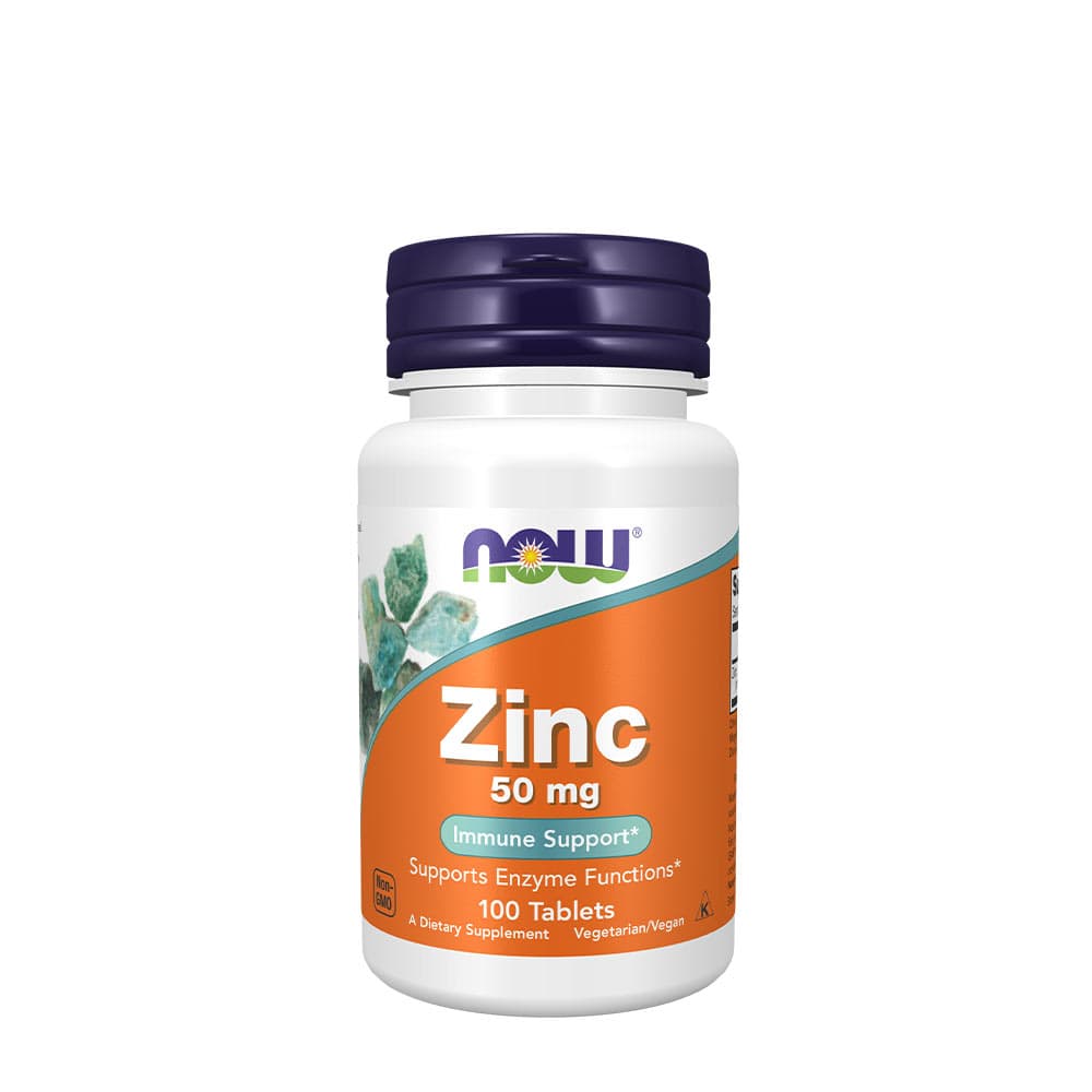 NOW Foods - Zinc 50 mg - 100 Tablets