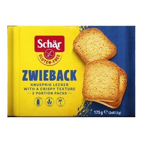 Schar Sucharki Zwieback 2x87,5 g 175 g – Schär pakkaus