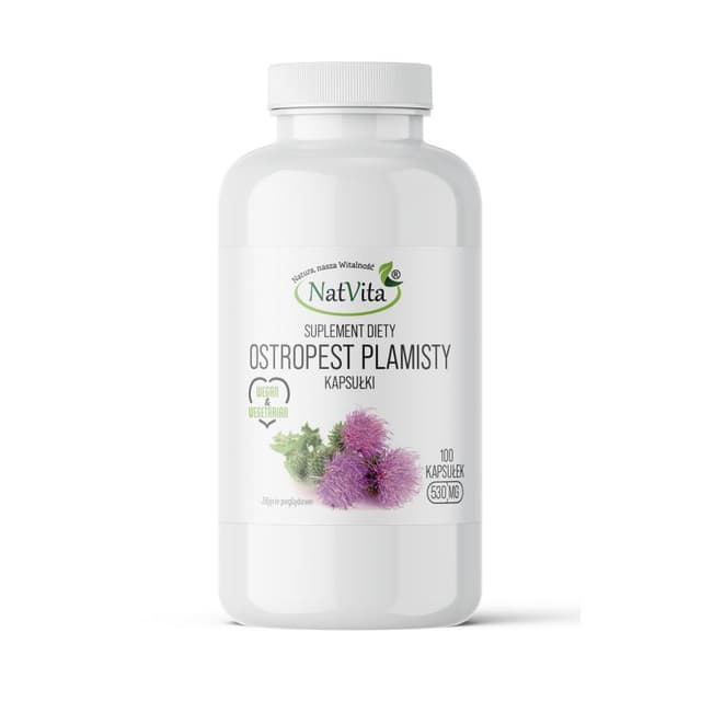 NatVita - Mariatistel - 530 mg, 100 kapslar – NatVita