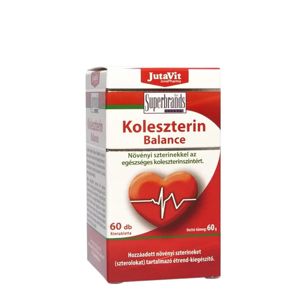 Jutavit - Cholesterol Balance - 60 Tabs – Jutavit förpackning