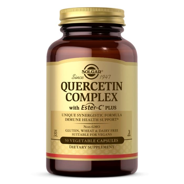 Solgar - Quercetin Complex with Ester-C Plus - 50 caps – Solgar förpackning
