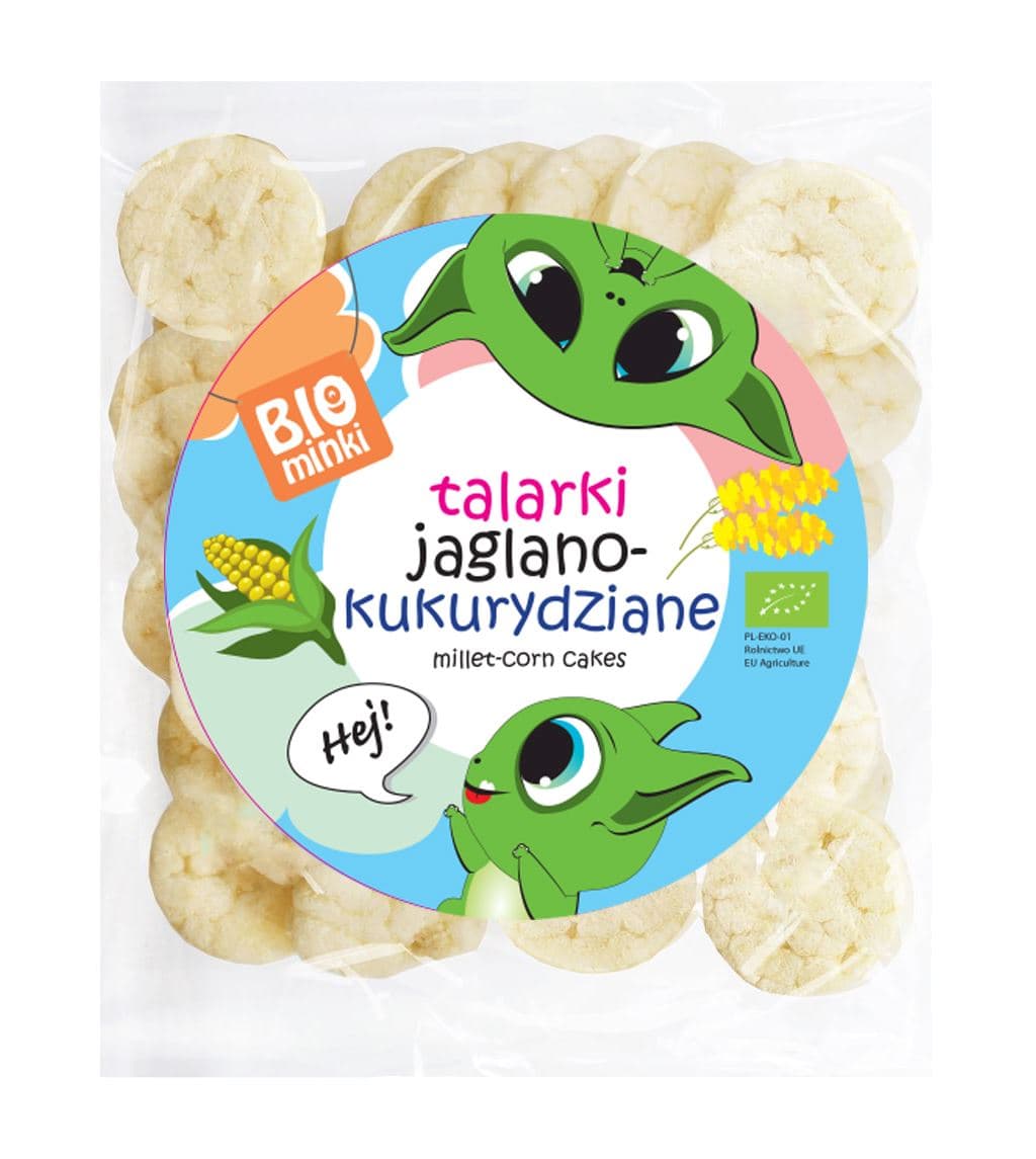Biominki - Biominki Talarki Jaglano-Kukurydziane BIO 55 g – Biominki förpackning