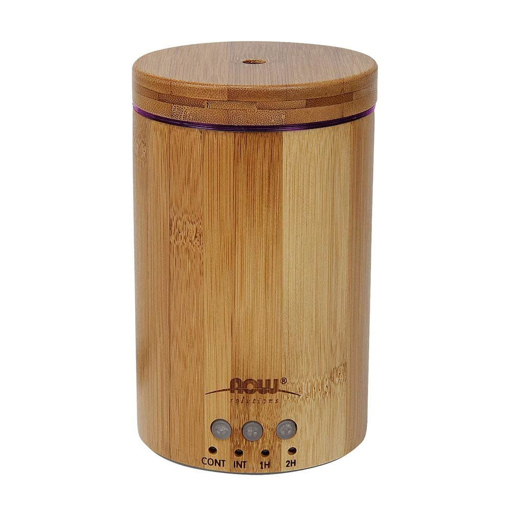 NOW Foods - Ultrasonic Real Bamboo Essential Oil Diffuser - 1 Pc – NOW Foods förpackning