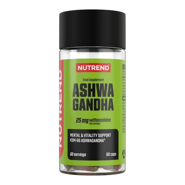 Nutrend - Ashwagandha KSM-66 - 60 kapsler – Nutrend