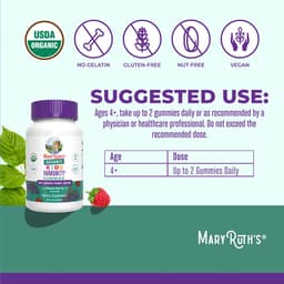 Maryruth'S Organic Kids Immunity Gummies - Mixed Berry - 60 Gummies