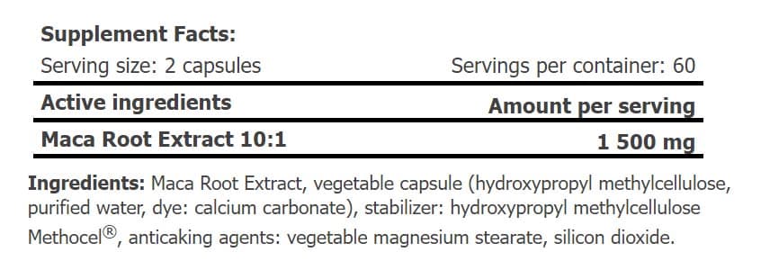 Amix - Peruvian Maca - 120 Caps