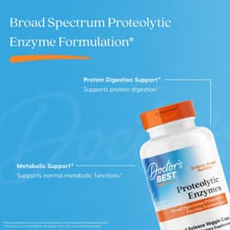 Doctor's Best - Proteolytic Enzymes - 90 Vcaps