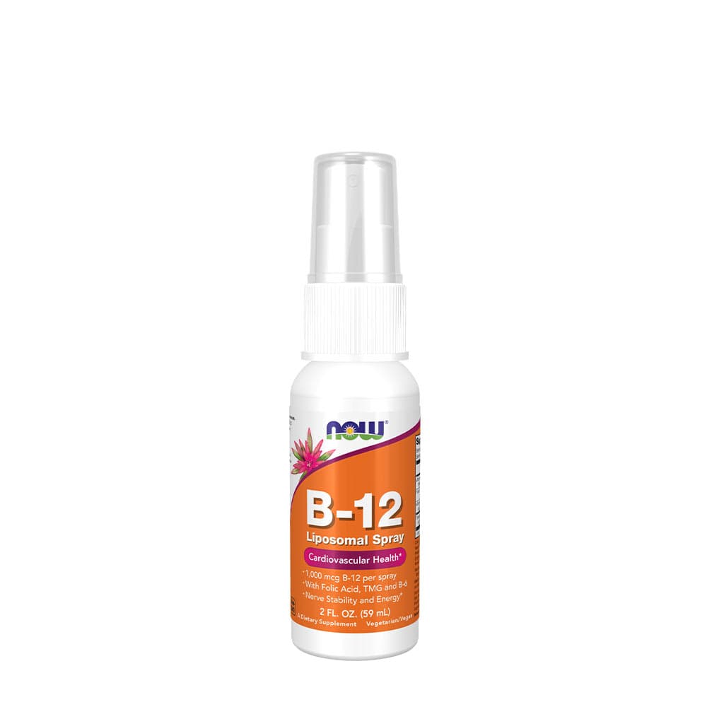 NOW Foods - B-12 Liposomal Spray - 59ml – NOW Foods förpackning