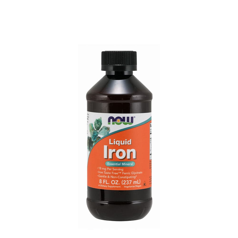 Now Foods - Liquid Iron - 237ml – NOW Foods förpackning