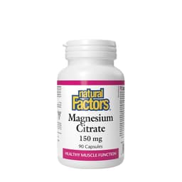 Natural Factors - Magnesium Citrate - 90 Capsules