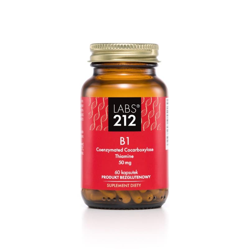 Labs 212 - B1 Coenzymated Cocarboxylase Thiamine - 60 Caps – LABS 212 förpackning