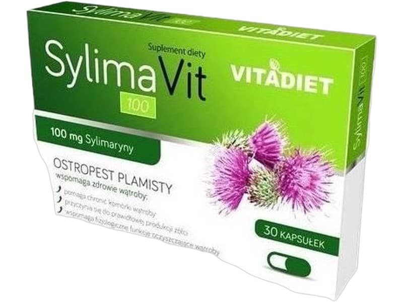 VitaDiet - Silymarin Capsules 30 - 30 kapsler – VitaDiet emballage