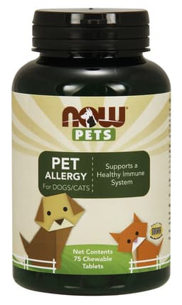 Now Foods - Pets, Pet Allergy - 75 Tabs