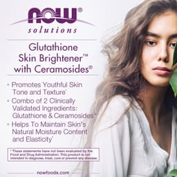 NOW Foods - Glutathione Skin Brightener with Ceramosides