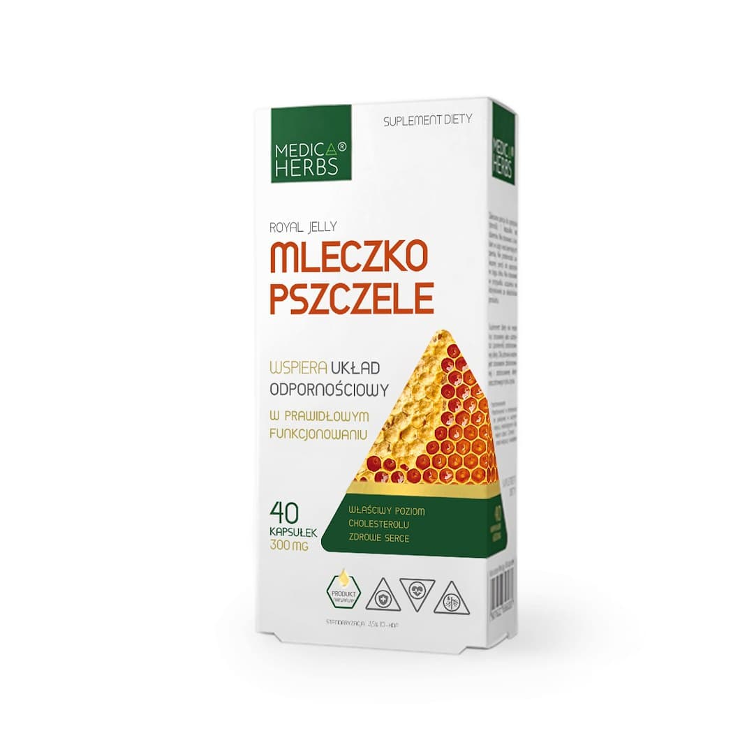 Medica Herbs - Royal Jelly - 40 Caps – Medica Herbs förpackning