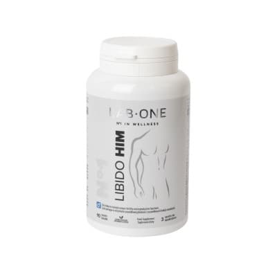 LAB ONE - Libido HIM - 90 Caps – LAB ONE förpackning