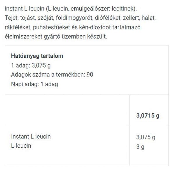 BioTechUSA - 100% Instant L-Leucin - 277g (90 Portioner)