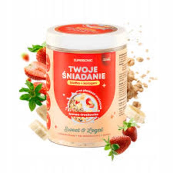 SUPERSONIC - Your Breakfast Protein + Collagen - 420g – SUPERSONIC förpackning
