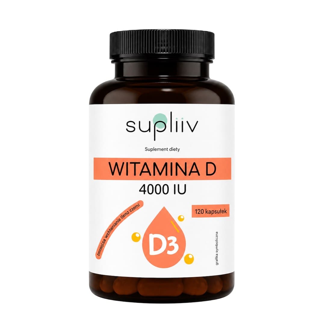 Supliiv - Vitamin D3 - 120 Caps