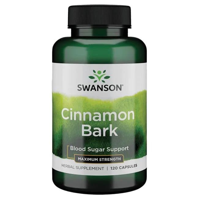 Swanson - Cinnamon Bark, Maximum Strength - 120 Caps