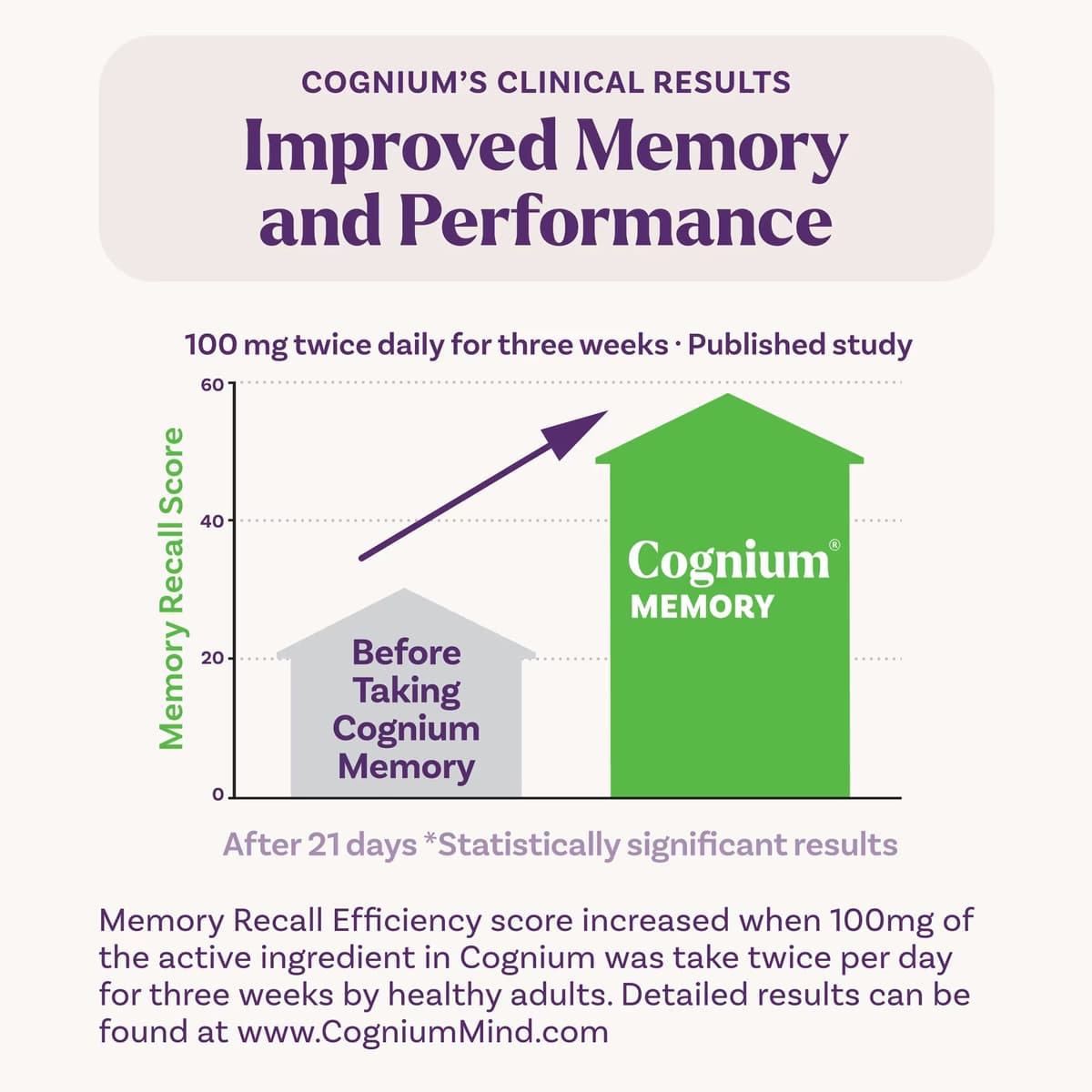Natrol - Cognium Memory - 60 Tabs
