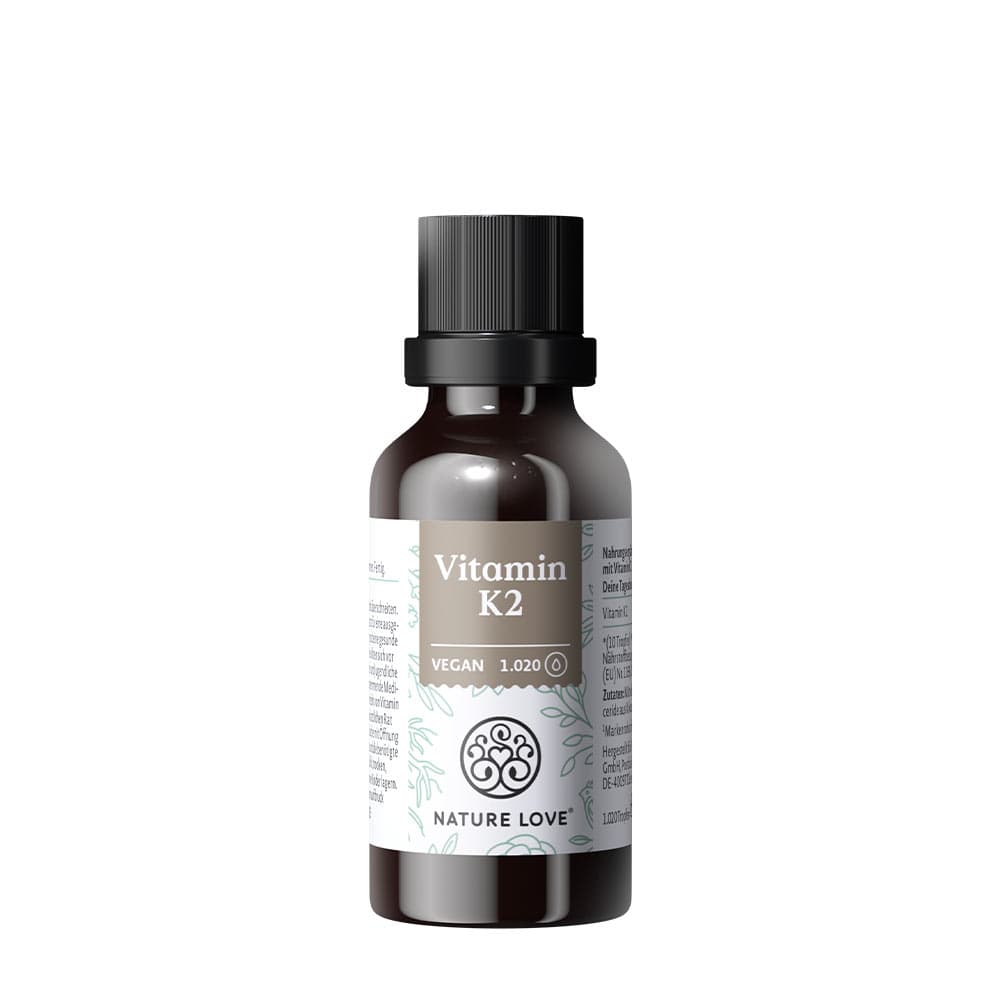 Nature Love - Vitamin K2 - 30ml – Nature Love förpackning