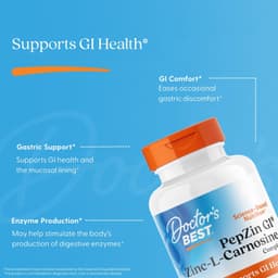 Doctor's Best - PepZin GI Zinc-L-Carnosine Complex