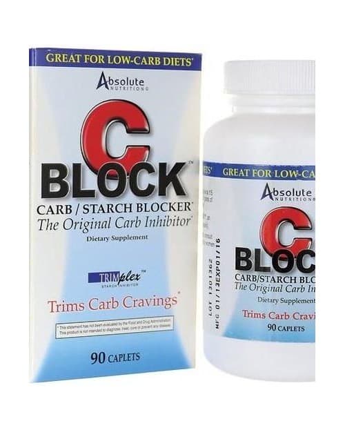 Absolute Nutrition - Block Carb/Starch Blocker - 90 Caplets