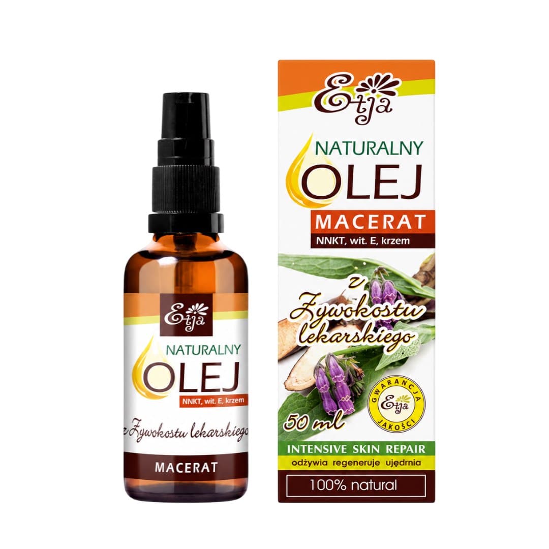 Etja - Comfrey Oil Macerate - 50ml – Etja förpackning