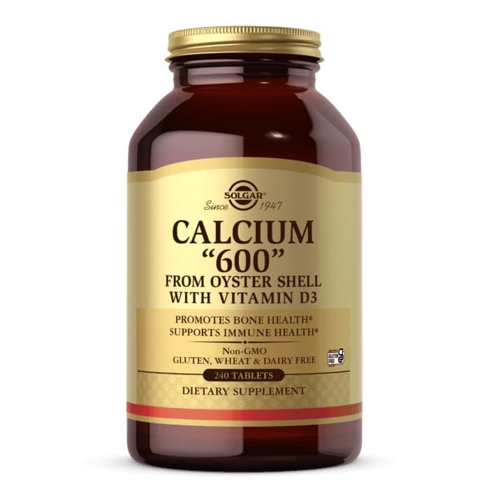 Solgar - Kalcium 600 Med Vitamin D3 - 240 Tabs