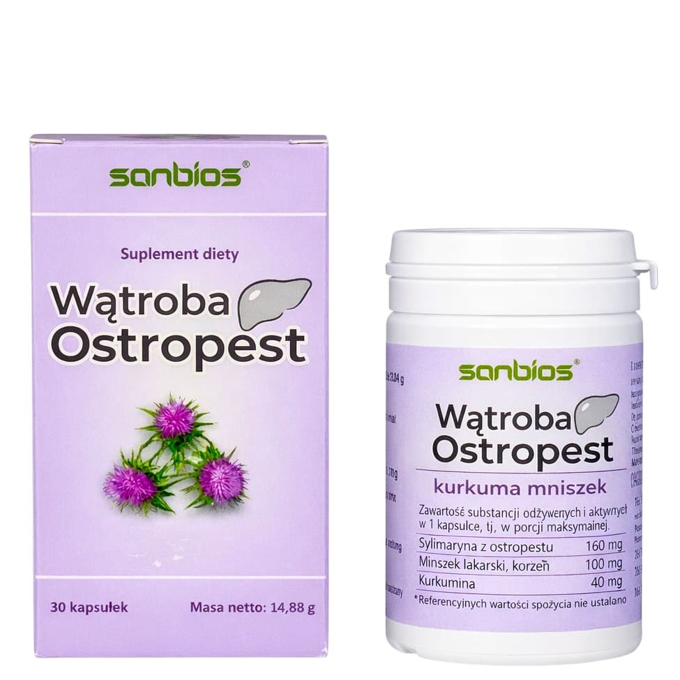 Sanbios - Liver Milk Thistle - 30 Caps – Sanbios förpackning