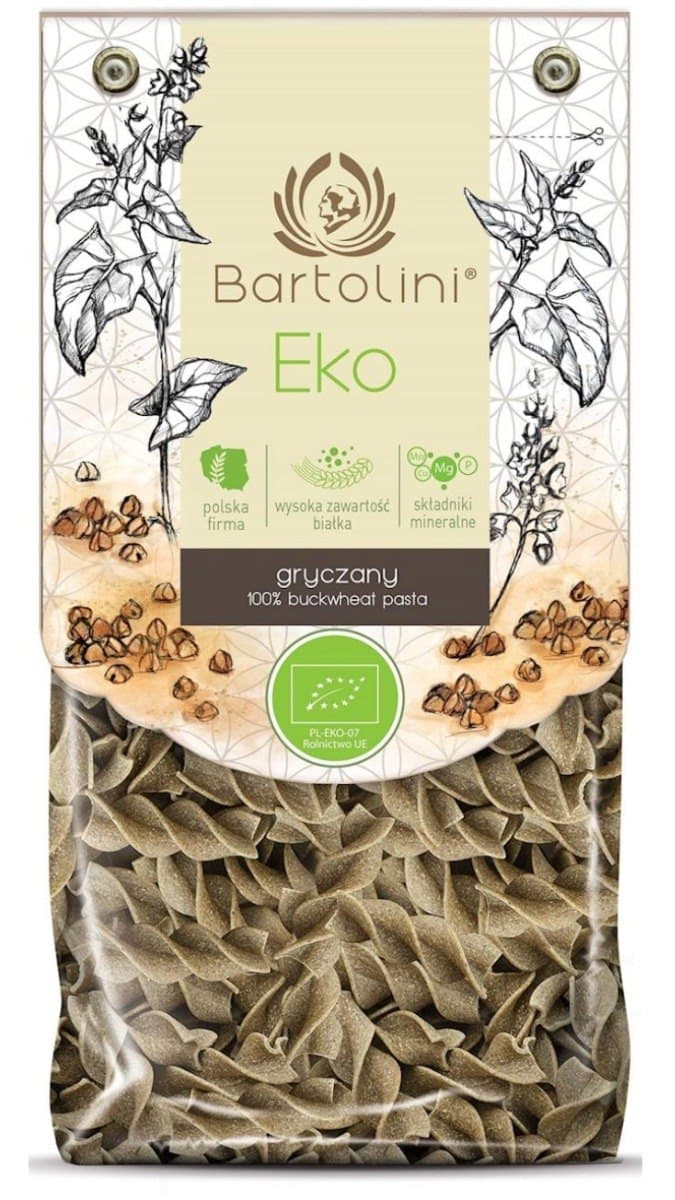 Bartolini - Buckwheat Pasta - 250g – Bartolini förpackning