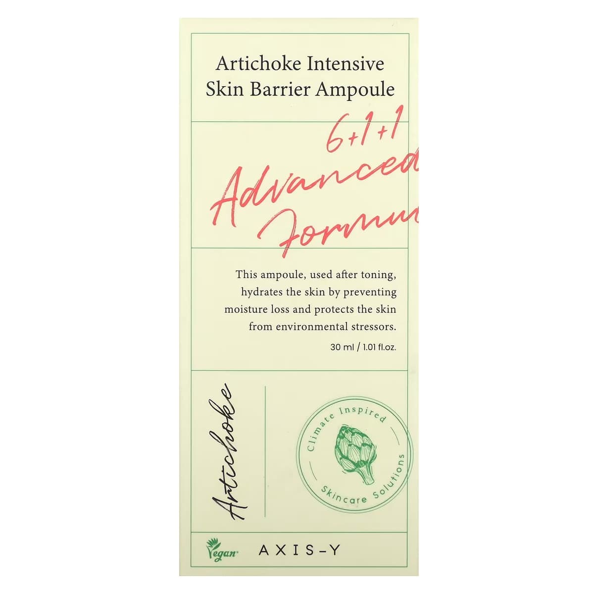 AXIS-Y - Artisokka Intensiivinen Ihon Suojamaski 30ml