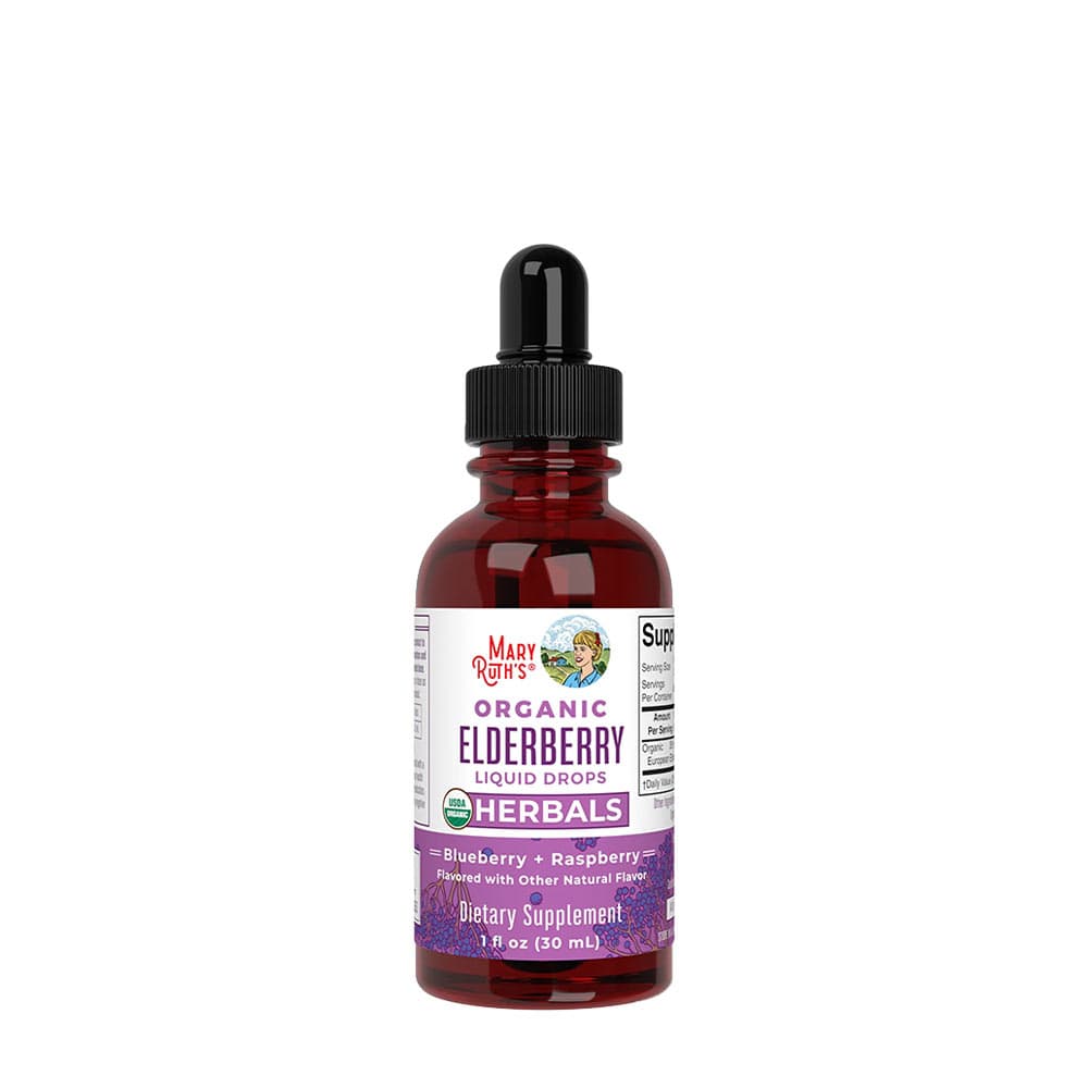 MaryRuth's - Organic Elderberry Liquid Drops - 1 fl oz – Maryruth'S förpackning