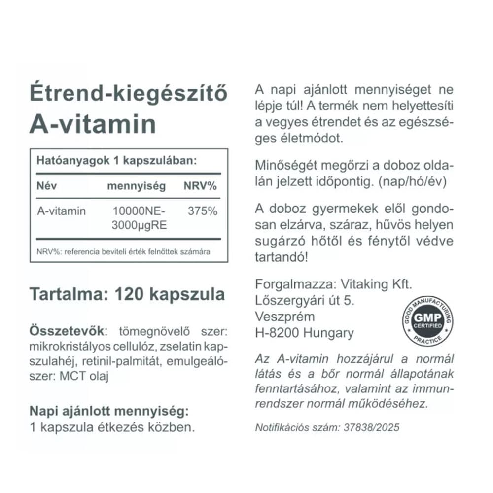 Vitaking - Vitamin A 10000IU