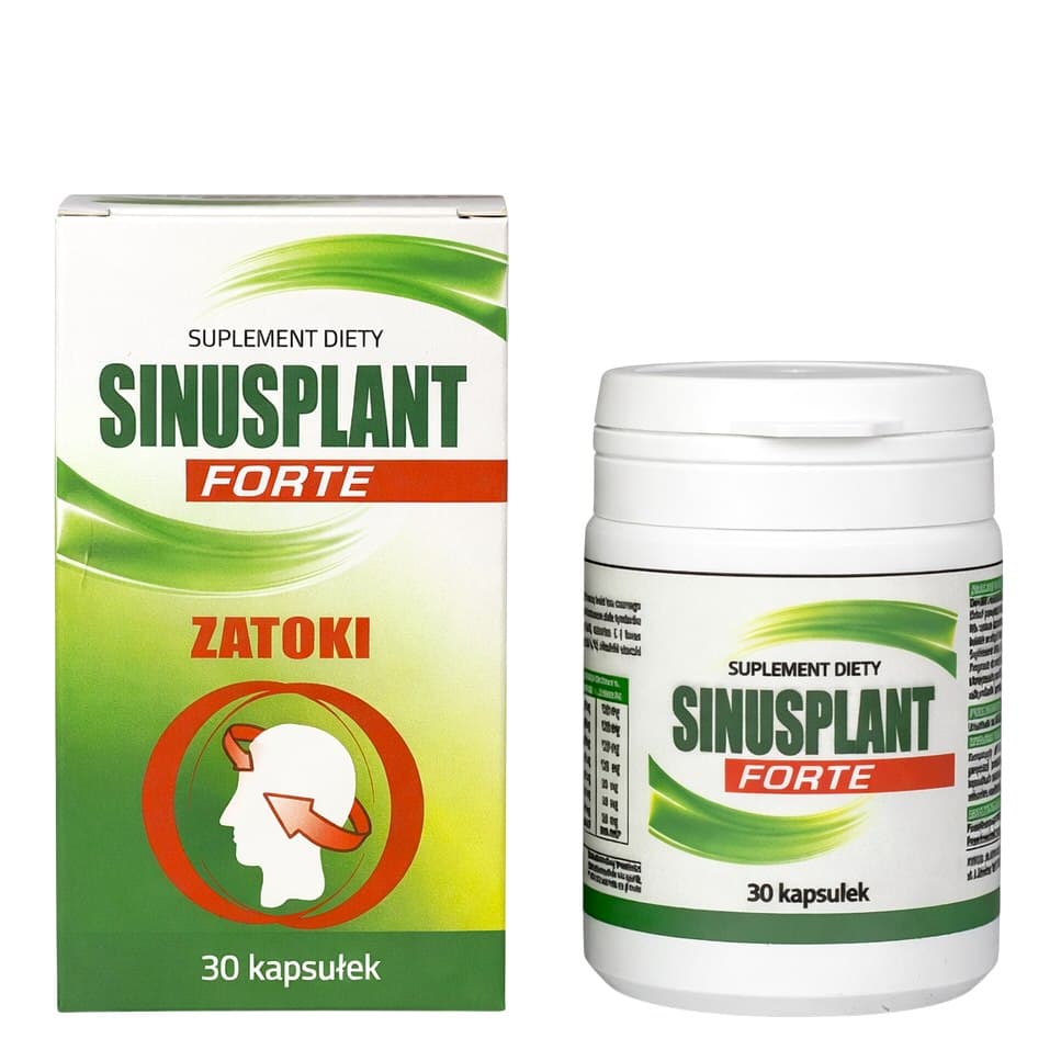 Planta-Lek - Sinusplant Forte - 30 Caps – Planta-Lek förpackning