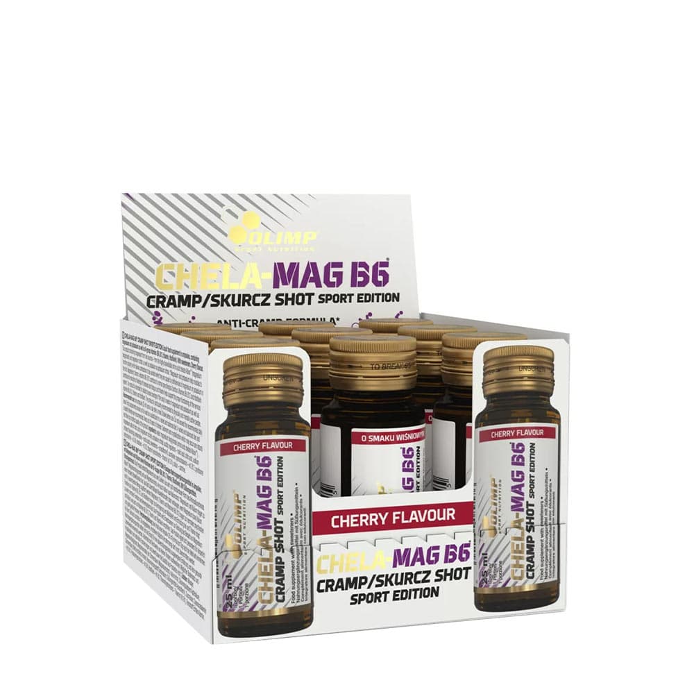 Olimp Labs - Chela-Mag B6 Cramp Shot Sport Edition - 25ml – Olimp Labs förpackning