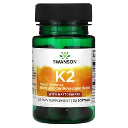 Swanson - Vitamin K2 With Nattokinase - 30 Caps