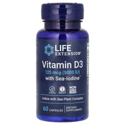 Life Extension - Vitamin D3 With Sea-Iodine - 60 Caps