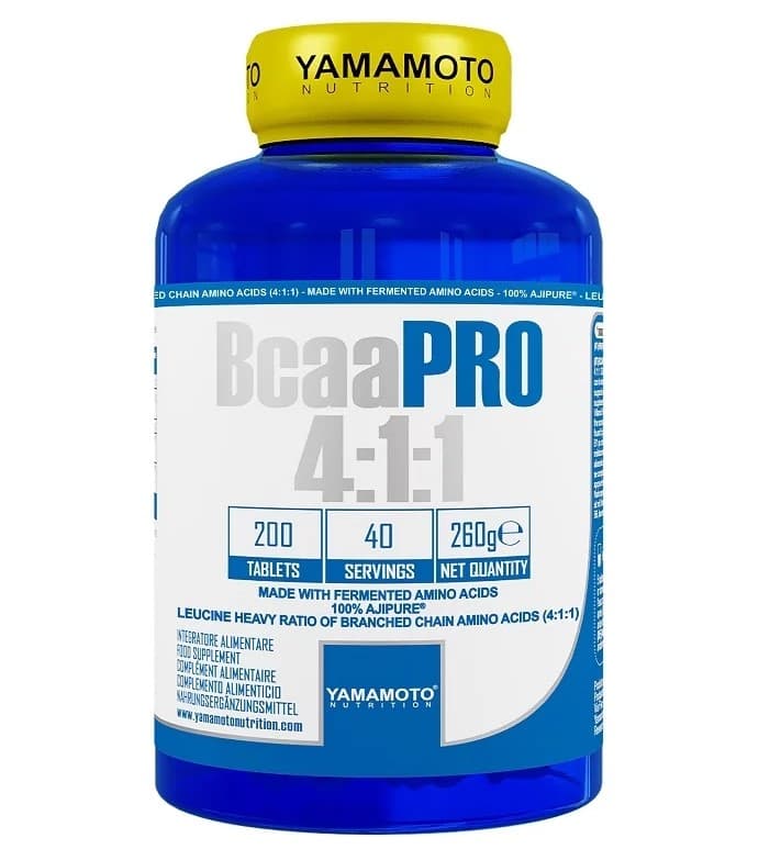 Yamamoto - BCAA Pro 4:1:1 - 200 Tabs
