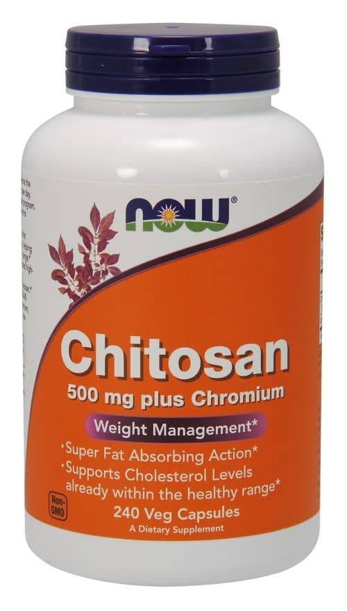 NOW Foods Chitosan + Chromium – NOW Foods förpackning
